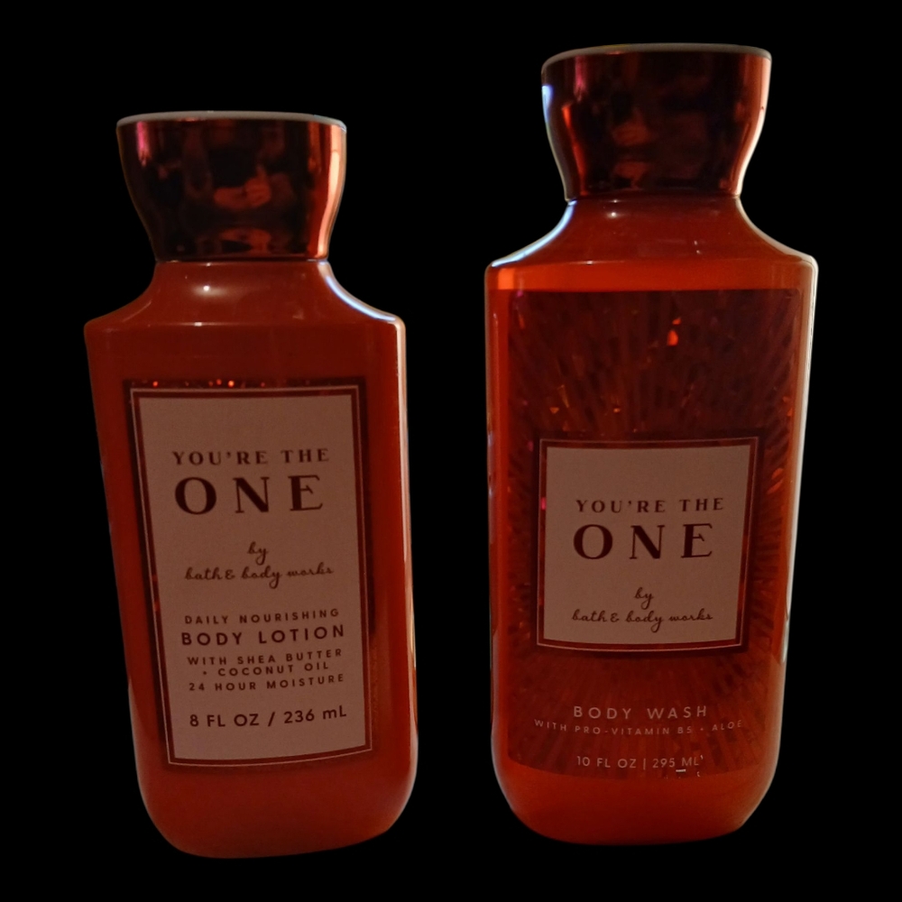 You're the One Body Wash and Lotion Set - Red